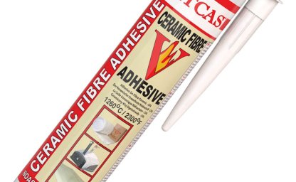 Refractory adhesives are worth using on surfaces exposed to high temperatures